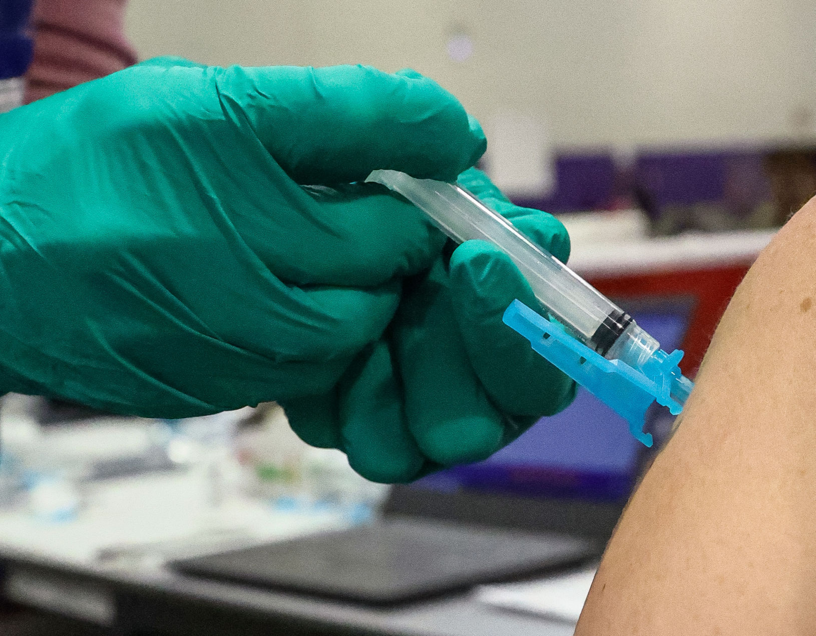 Mass vaccination clinic held at Merrillville High School